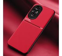 TIANCI Case for Honor 200, Skin Texture is Non-Slip and Shockproof Phone Case, [Skin-Friendly PU Leather] [Ultra-Thin TPU] Cover for Honor 200 Red