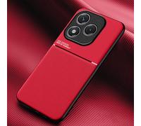 TIANCI Case for Honor 400 Lite, Skin Texture is Non-Slip and Shockproof Phone Case, [Skin-Friendly PU Leather] [Ultra-Thin TPU] Cover for Honor 400 Lite Red