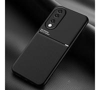TIANCI Case for Honor 90, Skin Texture is Non-Slip and Shockproof Phone Case, [Skin-Friendly PU Leather] [Ultra-Thin TPU] Cover for Honor 90 Black