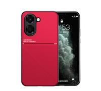 TIANCI Case for Honor X7e 4G, Skin Texture is Non-Slip and Shockproof Phone Case, [Skin-Friendly PU Leather] [Ultra-Thin TPU] Cover for Honor X7e 4G Red