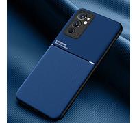 TIANCI Case for OnePlus 9RT 5G, Skin Texture is Non-Slip and Shockproof Phone Case, [Skin-Friendly PU Leather] [Ultra-Thin TPU] Cover for OnePlus 9RT 5G Blue