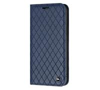 TIANCI Case for Vivo iQOO 15R, [Grid Embossed PU Leather] + [Fine Circular Ornament] Wallet Phone Case, Flip Cover for Vivo iQOO 15R Blue