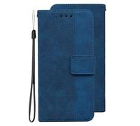 TIANCI Case for Xiaomi Redmi Turbo 5, Geometric Texture Business Style Wallet Phone Case, Card Slot Flip Cover for Xiaomi Redmi Turbo 5 Blue
