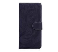 TIANCI for Xiaomi Redmi A7 Pro 4G Case Flip, Domineering Tiger Embossing PU Leather Wallet Case, Shockproof Protective Cover with Stand Function for Xiaomi Redmi A7 Pro 4G Black