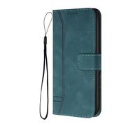 TIANCI Phone Case for Honor X5c Plus, Vintage High-Grade PU Leather Flip Wallet Case, [Wrist Rope], Heart-Shaped Embossed Cover for Honor X5c Plus