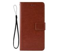 TIANCI Wallet Case for Xiaomi Redmi K90 Pro Max Cover, Flip Case for Xiaomi Redmi K90 Pro Max Retro Style Wallet Stand Cover Brown