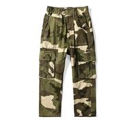Tianerhay Boys Camouflage Cargo Trousers Kids Camo Combat Pants Multi-Pocket Cotton Outdoor Trousers for Hiking Camo 34 150-UK 9-10 Years