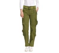 Tianerhay Women's Cargo Trousers Army Green Cotton Stretch Ladies Tactical Outdoor Pants for Hiking, Camping & Gardening Army Green Tag 6-UK 8