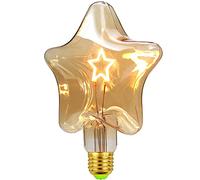 Tianfan E27 Vintage Led Bulb Double Star 4W Dimmable 220-240V 2000Kelvin Specialty Decorative Light Bulb Super Yellow Warm