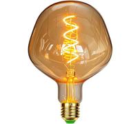 Tianfan Vintage Led Bulbs 4W Dimmable 220/240V Edison Screw E27 Base Specialty Decorative Antique Light Bulb G125 Stone (Golden)