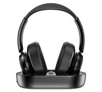 Tianfucen Wireless Headphones for TV - BKM500 TV Headphones Wireless with Multifunctional Base Set Optical, AUX, RCA, Plug & Play, 98FT Farther Range,35hr Audio Playtime