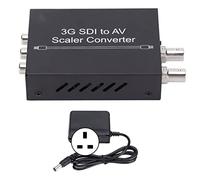 TianfuSpanda 3G SDI to AV Video Converter Composite Stereo Audio | Automatic 3G and HD video detection SDI to CVBS Converter home theater use analog 2CH audio 300m transfer