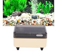 TianfuSpanda Aquarium Air Pump, Portable Rechargeable Aerator for Bait Bucket, Ultra Quiet Oxygen Pump with Dual Modes for Outdoor Fishing & Fish Tank (Brown)