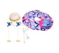 TianfuSpanda Cat Teaser Toy Polyester Multi Modes Non Slip Automatic Kitten Toy for Homes Cat Cafes