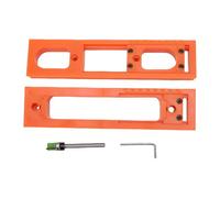 TianfuSpanda Door Hinge Jig, 3D Slotting Template, Premium ABS, for Hidden Door Installation, Fit 2-1/2 to 6 Inches Hinges