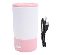 TianfuSpanda Electric Dog Foot Washer Cup One Click Start Portable Automatic Muddy Pet Foot Cleaner for Dogs Cats (Pink)