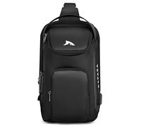 TianfuSpanda Mochila para computadora portátil, bolso para computadora, bolso de hombro, bolso bandolera para hombres, bolso cruzado para hombres, se adapta a computadora portátil de 15,6 (Negra)