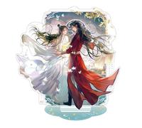 TianGuanCiFu Acryl Stand 15CM Anime Heaven Official's Blessings Action Figure Cosplay Accessories Desktop Decor Toys for Fans (A)