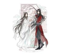 TianGuanCiFu Acryl Stand 15CM Anime Heaven Official's Blessings Action Figure Cosplay Accessories Desktop Decor Toys for Fans (B)