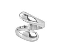 Tianguis Jackson Silver Chunky Cross Over Ring size O