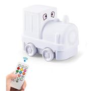 Tianhaixing Night Light Kids with Cute Train Design Children's Room LED Bedside Lamp with Changeable RGB Colors Rechargeable Night Light Compatible with Touch Control & Remote Control - Train