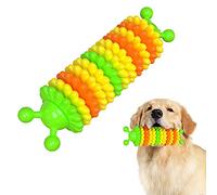 TIANHAO Dog Toys for Aggressive Chewers, Indestructible Teeth Cleaning Dog Chew Toys for Small Medium Large Breed Dogs, Rubber Outdoor Interactive Dental Care Puppy Chew Toys for Training, Green
