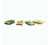 TIANHENGMart 4pcs 1:144 German Heavy Tank Model Set Plastic