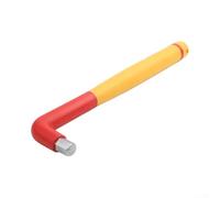 TIANHENGMart 60# Steel Hex Key 6mm 1000V Insulated Red Tool(12MM) | 1000V rated, TPE full cover, shock proof, 3mm size, live wire work, red color coding