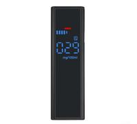 TIANHENGMart Portable Breathalyzer Device - Quick Response Tester with Sound - Personal Breath Test Tool for Drivers & Parties Black 5V 1A Power