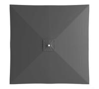 TIANHENGMart Replacement Parasol Canopy, Parasol Replacement Cover 2X2 M For 4-rib Parasols, For Garden Umbrella, Sun Block And Windproof (gray)