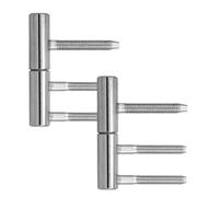 Tianher Door Hinges, 2 Pcs 3-Piece Door Hinge for Wooden Doors Gate Hinges for Wooden Gates Hinges Set for Interior Frames