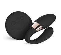 Tiani Duo Black Couples Vibrator with Remote Control by LELO, Color Black