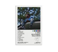 TIANJIAK J Poster Cole 2014 Forest Hills Drive Music Album Cover Posters And Prints Canvas Wall Art Posters 24x36inch(60x90cm) Unframe-style-2