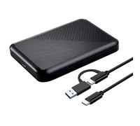 Tianken 2.5'' External Hard Drive Enclosure USB3.1 Gen 2 Type C to SATA III 6Gbps Hard Drive Case for 7mm/9.5mm SSD HDD with UASP, Compatible with WD Seagate Toshiba Samsung Hitachi Xbox, PS5