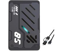 Tianken Ultra Slim Portable External Hard Drive USB 3.0 HDD Storage for PC, Laptop, Mac, Xbox one, PS4, PS5 (1TB)