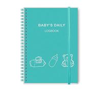Tiankool Baby's Daily Log Book - A5 Newborn Care Planner, 152 Pages, Track Nursing, Sleep, Feeding, Diapers & More, 2021