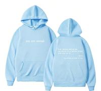 (tianlan-2, L) Dear Person Behind Me Mens Hoodie With Kangaroo Pocket Pullover Vintage Women Hoodie with Words on Back Unisex Trendy Hoodies