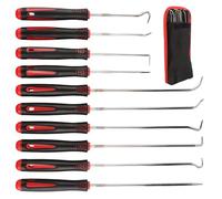 TIANLIN Pack of 10 Hook Tool, 165 mm and 240 mm Precision Piercing and Hook Tools, Simmer Ring Tool with Non-Slip Handle, with Storage Bag, for Removing Oil Seals and Seals