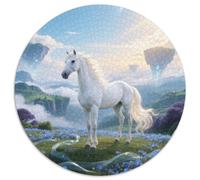 Tianma Heavenly Horse 1000-Piece Spherical Puzzle with Horse, Quite The Challenge for Quiet Weekends, Lovely for Gift-Giving, Best for Adults And Older Children 1000pcs (67.5x67.5cm)