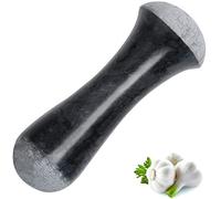 Tianman Marble Replacement Pestle 5.9" Length Polished, Use Pestle on Both Ends (Black Marble Polished)