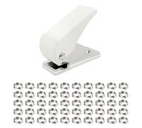 TIANNAIT 1 Piece Hole Punch with 50 Pieces O-Rings Portable Dart Hole Punch Dart Flight Accessories Small and Lightweight Suitable for Party Bars
