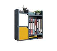 TIANQIHAO Small Bookshelf Large Capacity Desktop Bookshelf Home Dormitory Density Board Organizer Rack Display Shelf