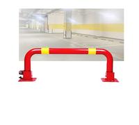 TIANQIHAO U Shape Security Bollard With Lock, Easy Installation Parking Car Blocker Isolation Posts,For Garage Park,Red