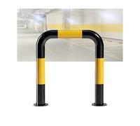 TIANQIHAO U Shape Security Bollards, Parking Space Traffic Warning Posts Length 50/100Cm,For Garage Parking Space Roadside,50x60x0.2cm