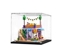 TIANQING Acrylic Display Case for LEGO 41747 Friends Community Kitchen, Dustproof Protective Case, Compatible with LEGO 41747(Without Model Kit) (2MM)