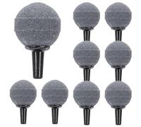 TianqqYongyong 10Pcs Aquarium Ball Bubble Diffuser,Aquarium Silent Aerator,Pond Oxygenator, for Air Pump Aquarium Pond(20mm)