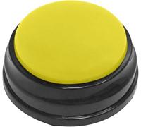 TianqqYongyong Dog Toys,Dog Talk Training Button,Recordable Sound Button Dog Toy,Recording Voice Button,For Dog (yellow)