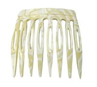 TIANQUXNGI 1PC Hair Side Combs French Styles DesignS with Acetate Finish Small Clip Hair Accesories for Women Secure Styling