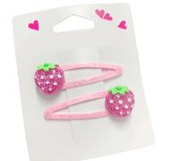 TIANQUXNGI 2pcs Sparkling Butterfly and Cupcake Hair Clip for Girls Cartoon Hairpin Hair Ornament Kids Hair Accessory Set
