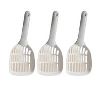 TIANQUXNGI 3pack Durability Cats Litter Shovel Long Handle Fashion Durability Handle Poop Shovel for Efficient